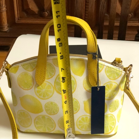 Rare Dooney & Bourke Limone Ruby Mini Crossbody Satchel - Picture 6 of 10